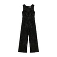 thumbnail image 4 of Kensie Girl Sleeveless Pleated Metallic Jumpsuit, Sizes 4-16, 4 of 6