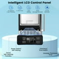 thumbnail image 4 of Costway Ice Maker Free-Standing/Under Counter Machine 80lbs/Day with External Drain Pump, 4 of 10