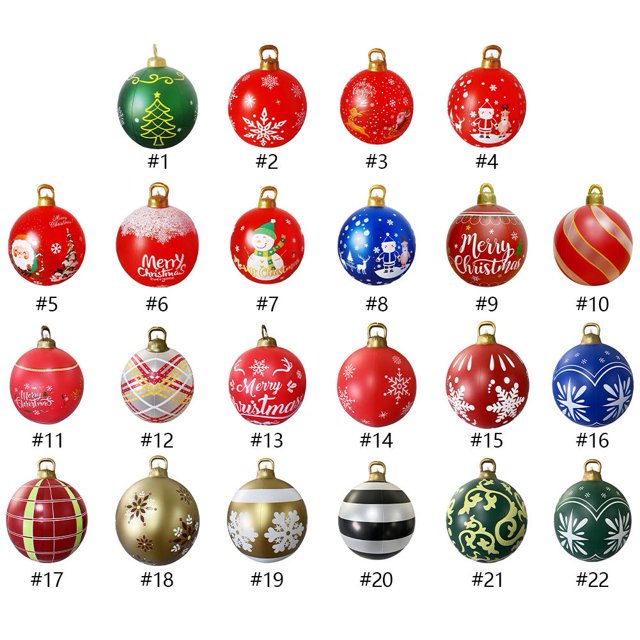 Bola de Papá Noel de 60 cm Bola de muñeco de nieve grande Regalos versátiles para niños (C)
