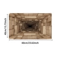 thumbnail image 3 of Hearth & Gear 3D Optical Diatomite Bath Mat Super Absorbent Non Floor Rug For Living Room Kitchen Entrance Fall Outdoor Throw Blanket Fuzzy Rugs for Living Room Wool Throw Blankets for Couch Caramel, 3 of 6