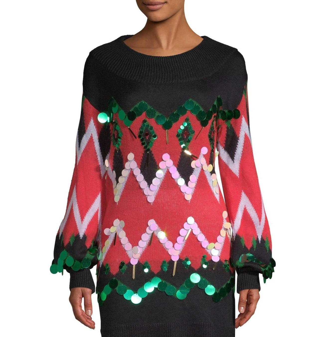 sparkly ugly christmas sweaters