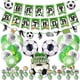 thumbnail image 1 of Decoración de fiesta temática de fútbol, decoración de pastel con bandera de fútbol, globo enchufable, decoraciones de cumpleaños para niño, 1 of 5