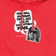 thumbnail image 3 of The Big Lebowski - That's Just Like Uh, Your Opinion - Men's Pullover Hooded Fleece Sweatshirt, 3 of 5