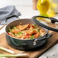 thumbnail image 2 of Tramontina 11 Piece Ceramic Nonstick Nesting Cookware Set Stackable, Space Saving Set - Dark Gray, 2 of 10