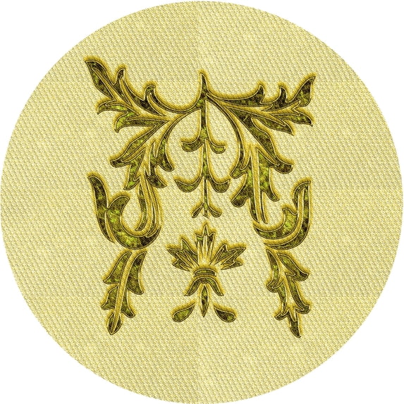 Ahgly Company Machine Washable Indoor Round Transitional Sun Yellow Area Rugs, 7' Round
