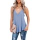 thumbnail image 3 of Camisola con cuello en V fluido para mujer, camisetas sin mangas informales de verano, camisetas sueltas sin mangas Xemadio WMZL-1647-4, 3 of 6