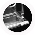 thumbnail image 2 of Clear Cards Stand Multi-function Business Cards Container Desktop Cards Storage Box, 2 of 9