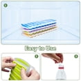 thumbnail image 4 of Lily's Home Set of 4 Silicone Ice Cube Tray without Lid, BPA-Free, Ideal for Water Bottles &Sports Bottles, Stackable Design for Quick Release, Skinny Ice Cube Trays for Freezer(11.81"x4.61"x0.75"), 4 of 6