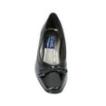 thumbnail image 2 of PEERAGE Cynthia Women Extra Wide Width Closed Toe with Loop Bow Tie/Tassel Slip On Pump BLACK 5, 2 of 6
