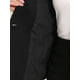 thumbnail image 5 of Blazer de solapa inspirador para mujeres, mangas 3/4, con bolsillo, de un solo botón, traje de trabajo, color negro, 5 of 6