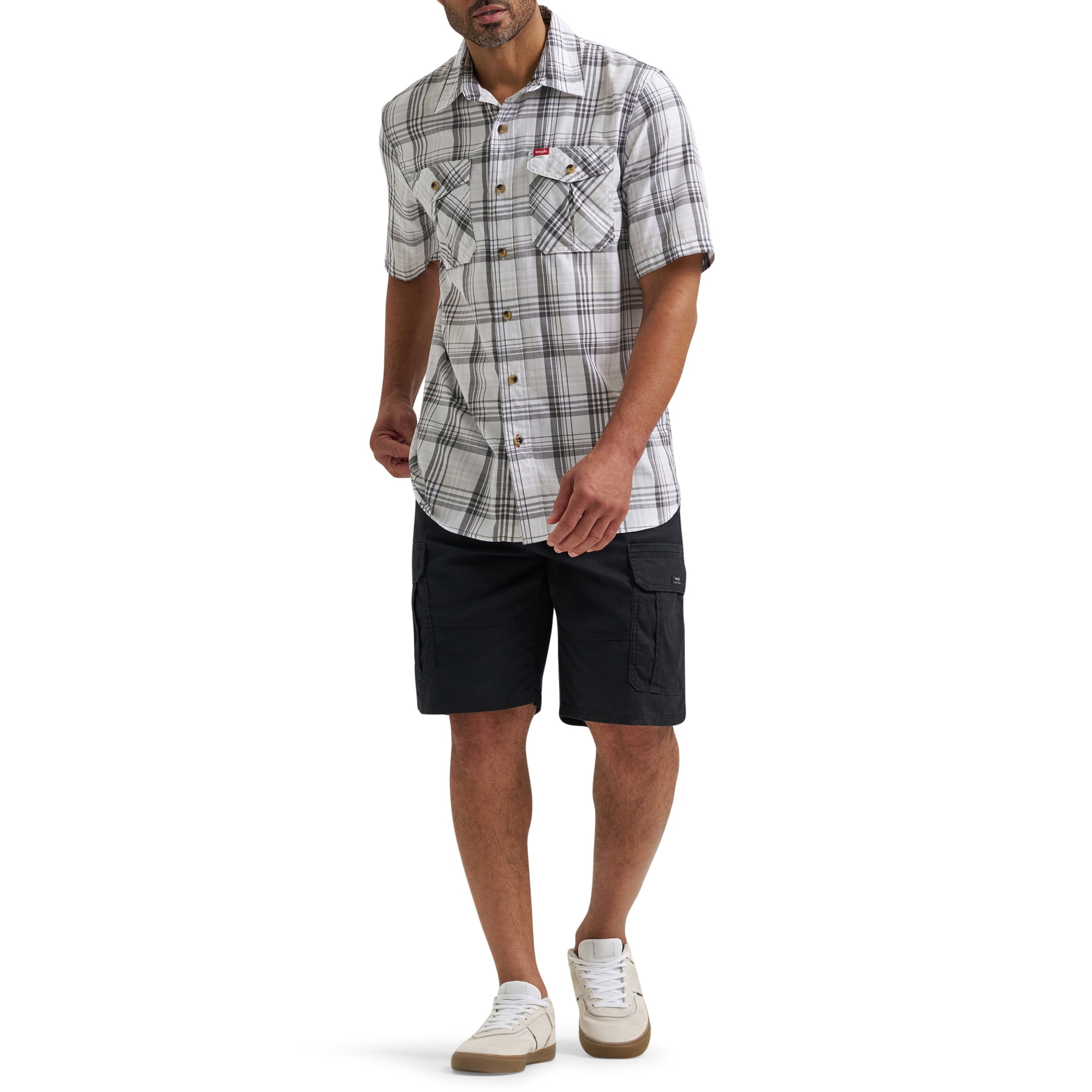 Chemise tissée à manches courtes pour hommes Wrangler