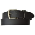 thumbnail image 2 of Marshal New Top Grain Genuine Leather Mens Casual Belt with Rounded Silver Buckle, 2 of 6
