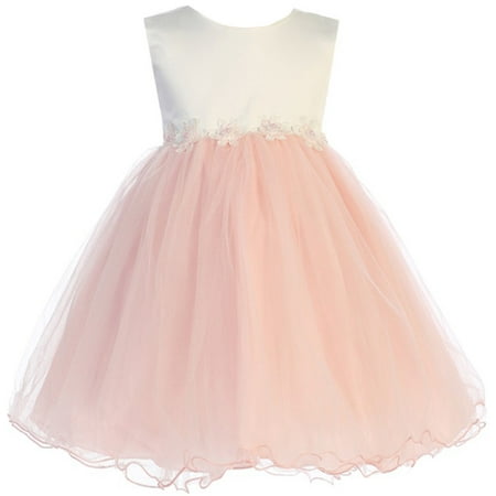 Dreamer P - Little Baby Girls Two Tone Tulle Newborn Party Infant ...
