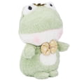 thumbnail image 2 of Plush Toy 25cm Green Crown Frog Pacification Stuffed Toy Children Birthday Party Doll Gift, 2 of 5