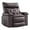 Coffee, variant on Aoile Large Recliner, Manual Recliner Sofa Chairs for Living Room, Bedrooms, Home Theaters, 400lbs Weight Capacity, Gray
