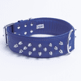thumbnail image 3 of AMSTERDAM SPIKE Leather Dog Collar Multi- Row Spikes, 3 of 4
