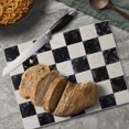 thumbnail image 4 of CounterArt Arlington Check Tempered Glass Cutting Board 10" by 8", 4 of 7