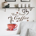 thumbnail image 5 of Coffee Cup Wall Stickers Cafe Vinyl Art Decals Pub Decals Bla Kitchen Home Decor, 5 of 7