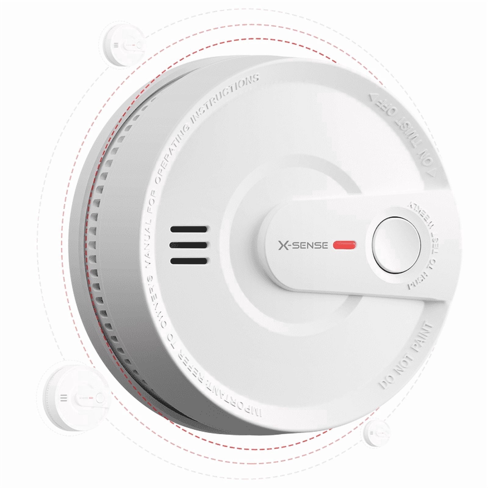 X-Sense Wireless Smoke Detector, Interconnected, 10-Year Battery photo 1