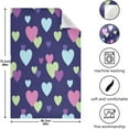 thumbnail image 4 of Valentine's Day Love Heart Kitchen Dish Towel 1 Pack, Soft Absorbent Dishcloths Reusable Hand Towel Washable Tea Towels for Home Kitchen Bar Table Decor, 28 x 18 Inch, 4 of 7