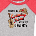 thumbnail image 4 of Inktastic I Listen to Country Music with My Daddy Guitar and Hat Boys or Girls Baby Bodysuit, 4 of 5