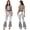 Silver, variant on Womens 70s Disco Dance Shiny Metallic Flared Pants Romper for Night Club Halloween Cosplay Royal Blue S