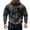 Dark Gray, variant on Levmjia Men's Workwear Hooded Jacket Multi-Pocket 100% Polyester Japanese Sweatshirt Zip Up Casual Streetwear Athletic Outdoor Coat S-4XL Black