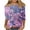 #0303-Pink, variant on Uootdi Christmas Gifts Christmas Shirts for Women 3/4 Sleeve Round Neck Tunic Tops Glitter Xmas Tree Print Tshirt Gift Pullover B louses