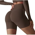 thumbnail image 3 of Rezuofi 1 Pcs Womens ButterLuxe Biker Shorts 6 Inches - High Waisted Workout Running Volleyball Spandex Yoga, 3 of 4