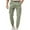 Green, variant on BXINGOHAI Mens Cargo Pants Drawstring Workout Pants Casual Solid Tapered Pants 2025 Outdoor Running Hiking Long Pant With Button and Pockets Today Deals Khaki,S