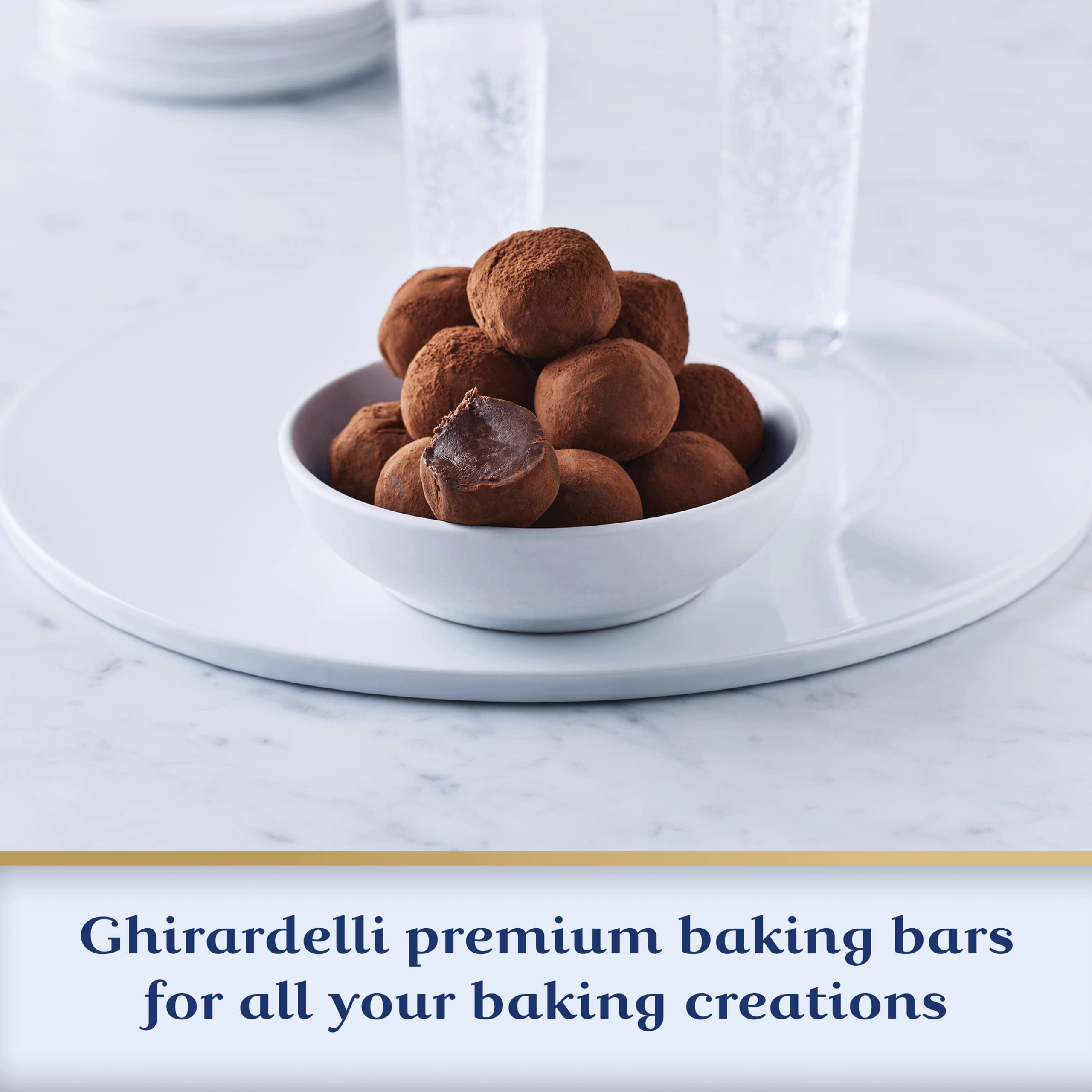 Ghirardelli Premium Baking Bar 100% Cacao Unsweetened Chocolate - 4 oz., 12 bars