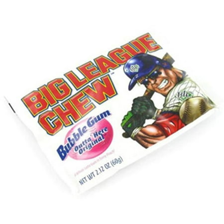 Sour Bubble Gum - Big League Chew Original Bubble Gum Flavor