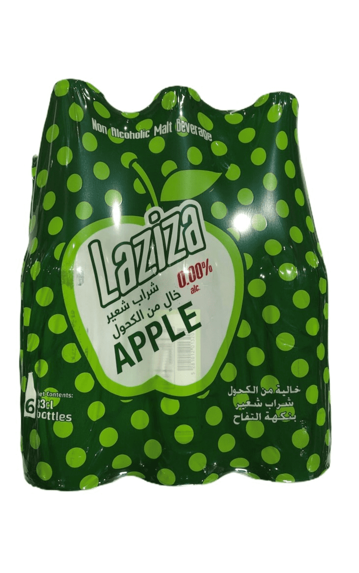 Apple Flavor Malt Beverage, One 6-Pack 8.45 fl. oz. (330ml) Glass Bottles