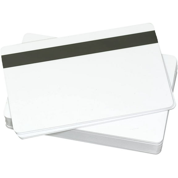 50 Blank Inkjet PVC Cards with 1/2" HiCo Magnetic Stripe for epson & canon print