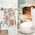 thumbnail image 2 of Wobogo Red Rose Face Towel Soft Breathable Cotton Towel Set for Bathroom Kitchen Hotel Spa Gift Decor, 2 of 7