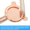 thumbnail image 5 of Cocktail Strainer, 1pack - Stainless Steel Bar Strainer for Drinks, Bar Tool for Bartender (Rose Gold, 160mm), 5 of 6