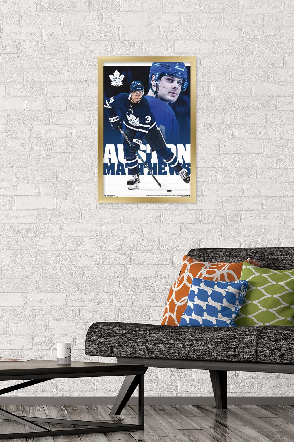 NHL Toronto Maple Leafs - Austin Matthews 17 Wall Poster, 14.725" x 22.375", Framed