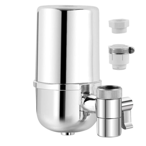 Water Filter for Sink Faucet, Water Purifier for Kitchen Sink, Reduces PFAS, Lead, Chlorine & Microplastics, 350 Gallons Long-Lasting for Kitchen & Bathroom, 2 Filters