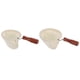 thumbnail image 1 of Uxcell 2Pcs Filtro de Café de Tela con Mango de Madera, Pequeño, Mediano, Beige, 1 of 7