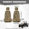 thumbnail image 7 of XYZCANDO Duck Hunting UTV Seat Covers Compatible with Rhino 700 660 450 2004-2021 Anti-Scratch Seats Cover with Headrest Cover Accessories Nonslip UTV Seat Protection Set, 7 of 7