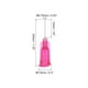 thumbnail image 2 of Uxcell 100Pcs 25G Agujas de Dosificación con Luer Lock, Tubo de Aguja de Pegamento PTFE de 1/2", Aguja Flexible, Roja, 2 of 6