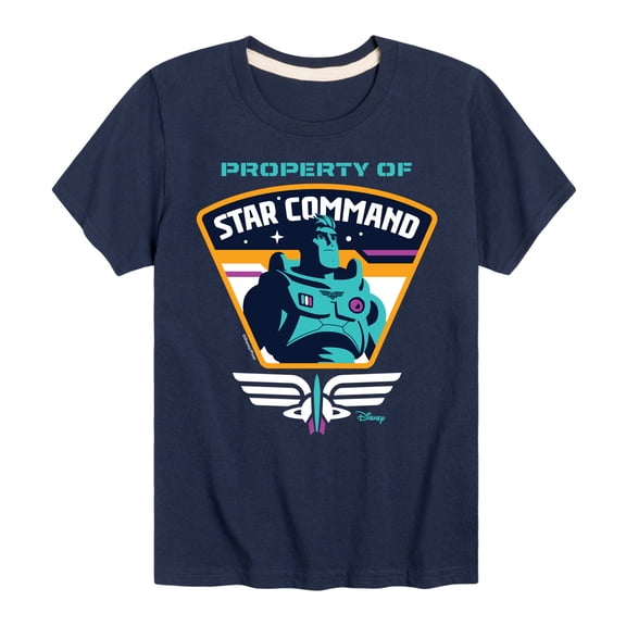 Lightyear - Property of Star Command Badge - Toddler And Youth Short Sleeve Graphic T-Shirt