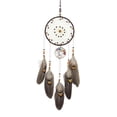 thumbnail image 4 of 2 Unidades Colgante de de con Plumas Bohemio Decoraciones para Pared Dormitorio, 4 of 9