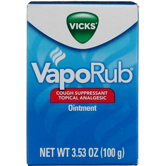 Vicks VapoRub Cough Suppressant Topical Analgesic, 3.53 oz (6 Pack) (Bundle)