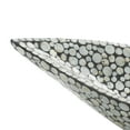 thumbnail image 4 of DecMode 22" x 10" Gray Mother of Pearl Shell Nautical Tray, 1-Piece, 4 of 12