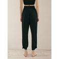 thumbnail image 6 of Wide Leg Yoga Pants for Women Loose Cozy Sweatpants High Waisted Lounge Flowy Pants with Pockets Black M, 6 of 9