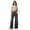 Gray, variant on Jeans for Women High Waisted Pull on Baggy Jeans Straight Casual Denim Pants with Pockets Gray L