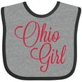 thumbnail image 3 of Inktastic Ohio Girl Boys or Girls Baby Bib, 3 of 4