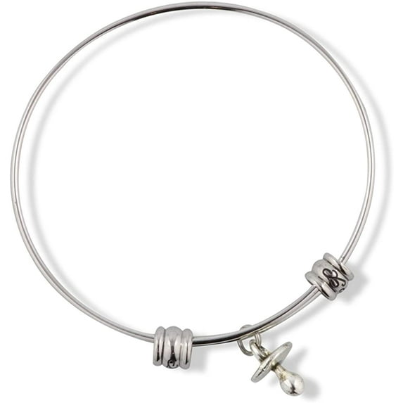 Emerald Park Jewelry Baby Soother Fancy Charm Bangle