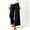 #0009-Black, variant on Womens Solid Fleece Lined Sweatpants with Pockets Drawstring Elastic Waist Loose Trousers Bottoms for Daily Winter Sport